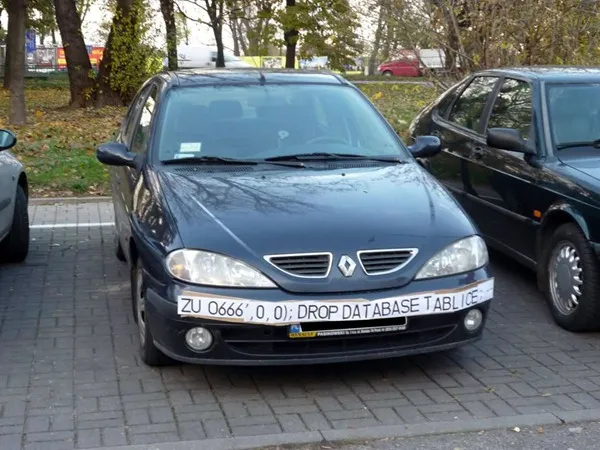 licence plate camera sql injection